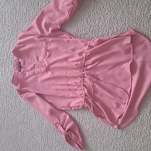 Cute baby hot pink blouse
